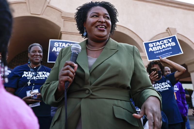 Georgia gubernatorial Democratic candidate Stacey Abrams will be supported today at an Atlanta  rally by Rapper 2 Chainz and Tina Knowles-Lawson, Beyonce Knowles’ mother. (Natrice Miller/AJC)  