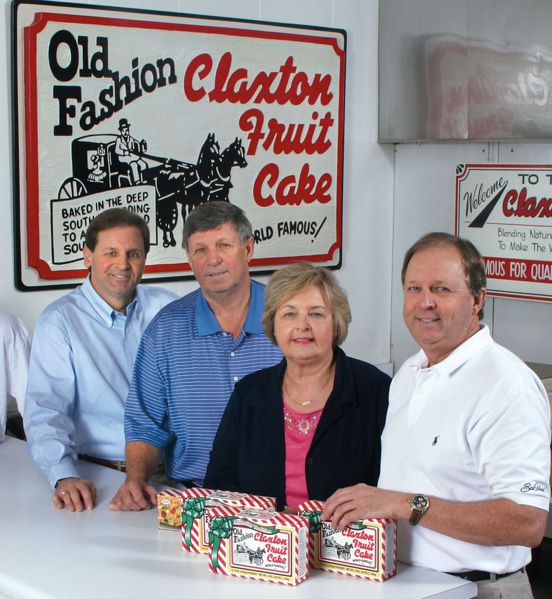 When longtime Claxton Bakery owner Albert Parker died, the operation passed on to his children (from left) Dale Parker, Mid Parker, Betty P. Smith and Paul Parker. Courtesy of Claxton Bakery