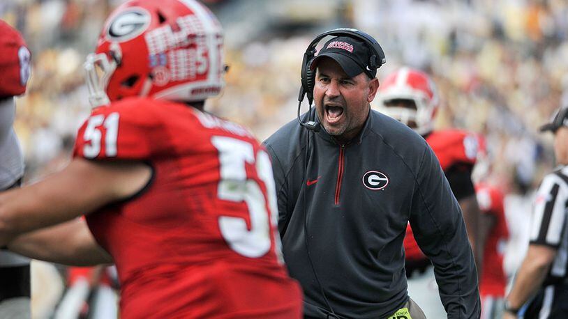 Defensive coordinator Jeremy Pruitt has two years left on his contract with Georgia.