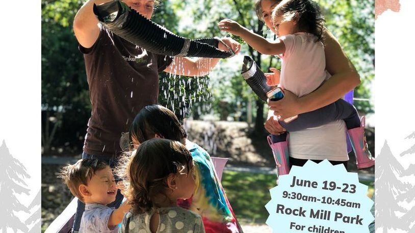 Alpharetta Recreation, Parks, Cultural Services is offering a new exploration and enrichment class for ages 18 months to 8 years old 9:30-10:45 a.m. June 19-23 at Rock Mill Park, 3100 Kimball Bridge Road. Courtesy City of Alpharetta
