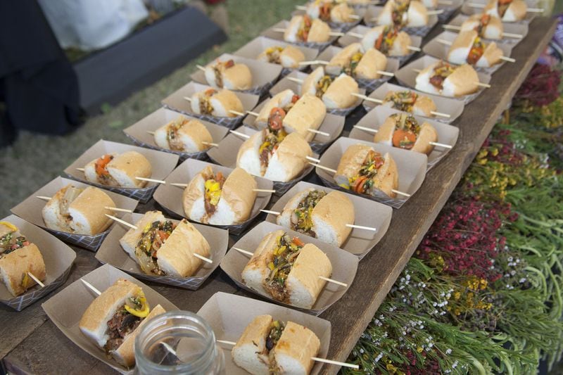Exotic dishes, such as the Smoked Chicken Banh Mi by Venkman’s Nick Melvin found at last year’s Taste of Atlanta, will be plentiful. CONTRIBUTED BY ED CARTER