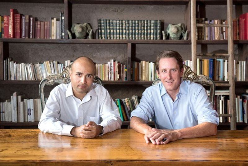 Co-founders of Atlanta-based Groundfloor: Nick Bhargava (left) now executive vice president and Brian Dally, chief executive officer. Contributed.