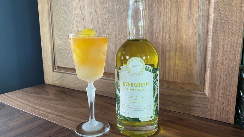Evergreen is Longleaf Distilling's version of a French herbal liqueur. Krista Slater for The Atlanta Journal-Constitution