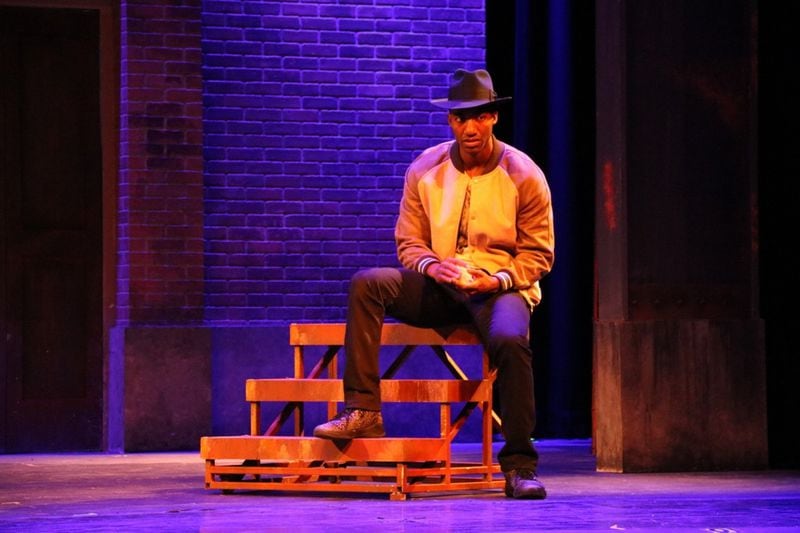 Garrett Turner as Vertus in “Holler if Ya Hear Me” at True Colors Theatre. CONTRIBUTED BY JOE WILLIAMS PRODUCTION