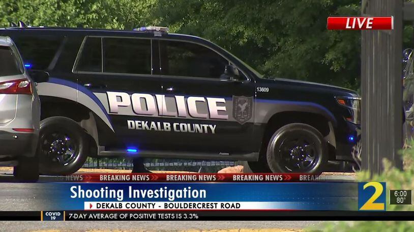 DeKalb County police are investigating a shooting that injured a man and a woman at the Eagles Run Apartments.