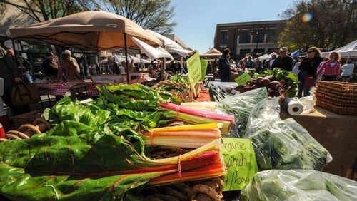 Farmers markets are a good source of locally grown food and can be found throughout the metro Atlanta area.