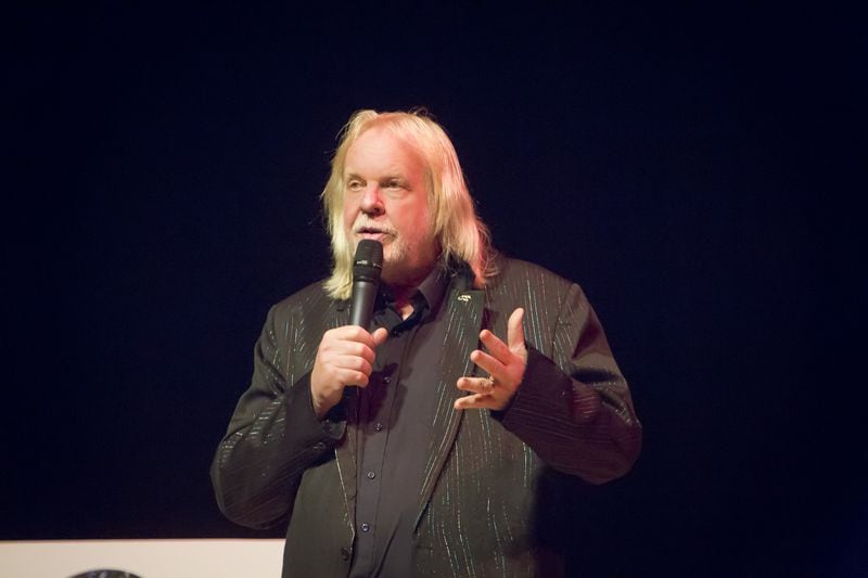 Prog-rock keyboard giant Rick Wakeman brings his "Even Grumpier Old Rock Star Tour" to the Variety Playhouse for an evening of solo piano and funny stories. Photo: Lee Wilkinson