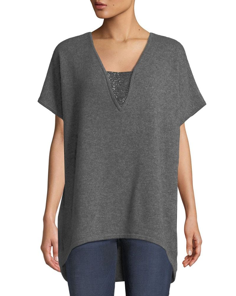 Neiman Marcus Cashmere Collection poncho, $345. CONTRIBUTED