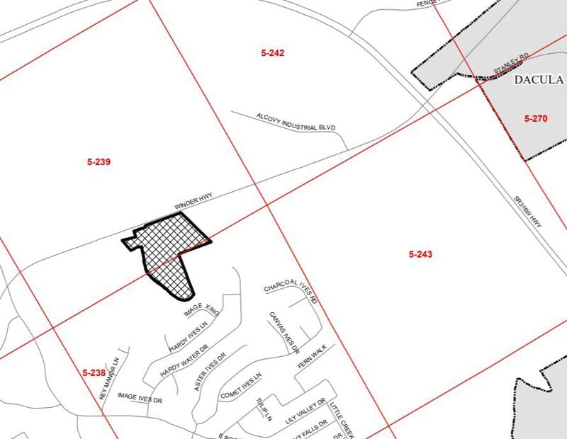 BH Affordable LLC wants to build 168 income-restricted apartments off Winder Highway near Dacula. VIA GWINNETT COUNTY PLANNING DOCUMENTS