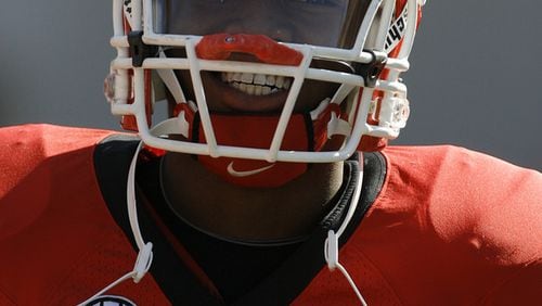 Georgia safety Josh Harvey-Clemons played in all 14 games as a freshman, primarily on special teams.