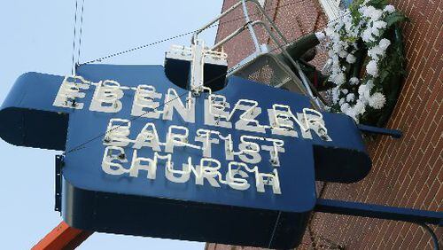 The alleged incident happened at Ebenezer Baptist Church at the Martin Luther King Jr. Historic Site. BOB ANDRES / BANDRES@AJC.COM