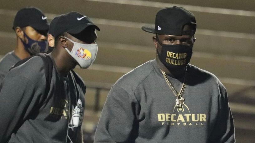 Football coach William Felton led Decatur High School to a Class 5A playoff game in 2020 - its first since 2003. (Decatur High School)