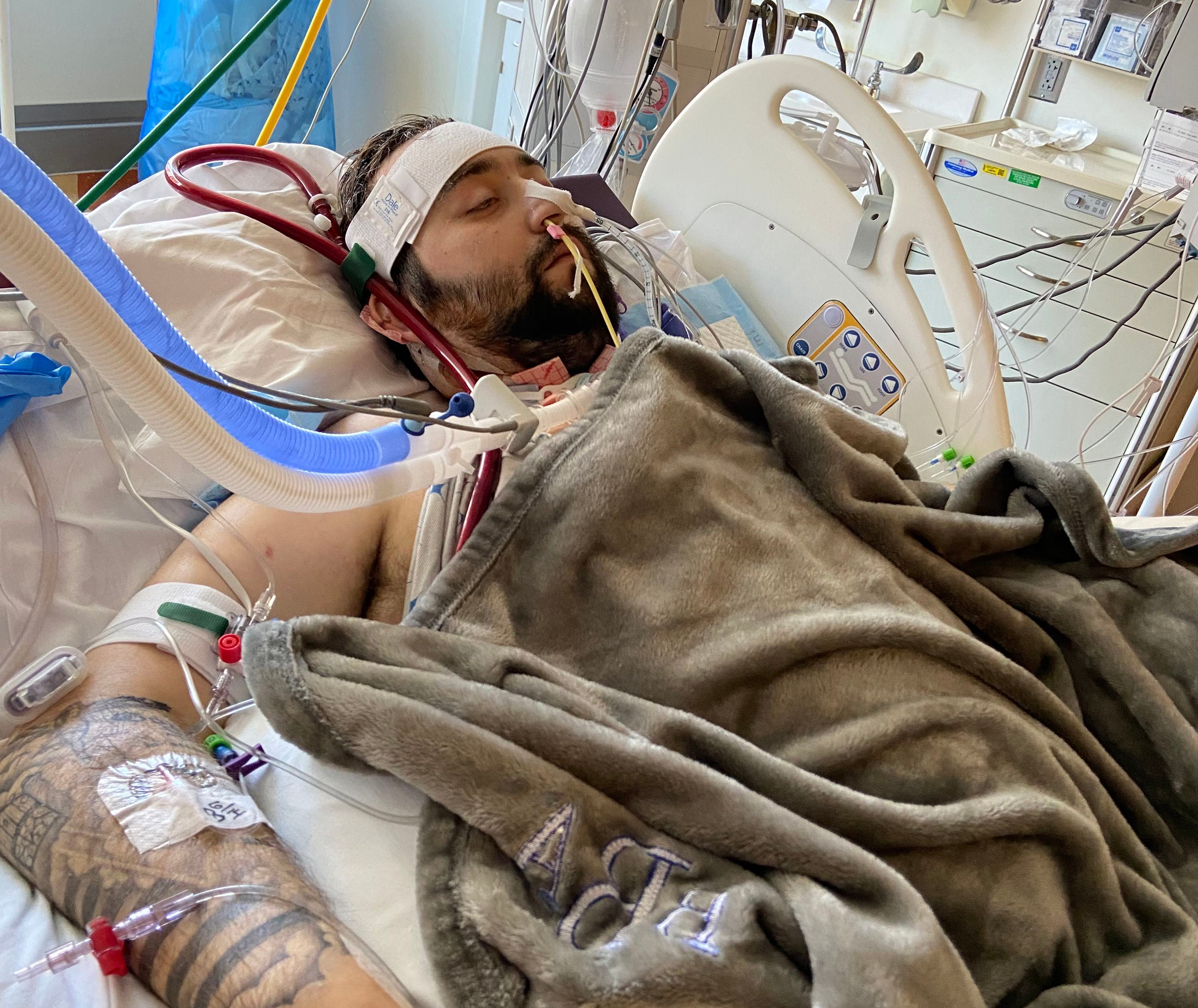 Blake Bargatze had already spent more than eight weeks in three hospitals, almost always on the verge of death, before doctors found 'a miracle match' for a lung transplant.