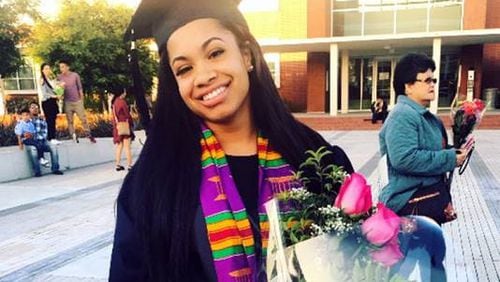 Cierra Ford celebrated her graduation from Contra Costa Community College. She was pursuing a degree from Clark Atlanta University in 2016 when she was murdered at her boyfriend's Sandy Springs apartment.