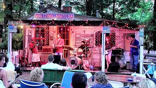 Matilda’s, a North Fulton outdoor music spot, is moving its Alpharetta concert venue from 377 S. Main St. (pictured) to 531 S. Main under a rezoning and conditional use approved by the Alpharetta City Council. AJC FILE