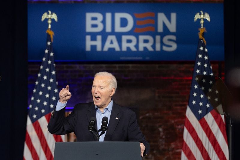 While Democratic President Joe Biden holds a big edge over former President Donald Trump in fundraising, he has pulled in fewer dollars from Georgia than Trump. An Atlanta Journal-Constitution analysis of financial disclosures this election cycle shows Georgians have contributed more than $2.4 million to Trump, compared with $1.1 million to the Biden campaign. (Steve Schaefer steve.schaefer@ajc.com)