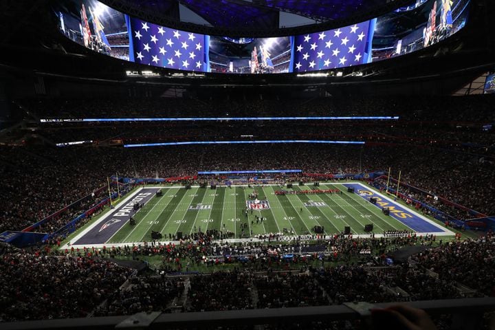 Photos: The Super Bowl scene inside Mercedes-Benz Stadium