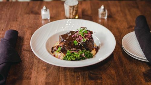Short ribs are one of the menu offerings at Palm 78 in Alpharetta. Courtesy of Palm 78