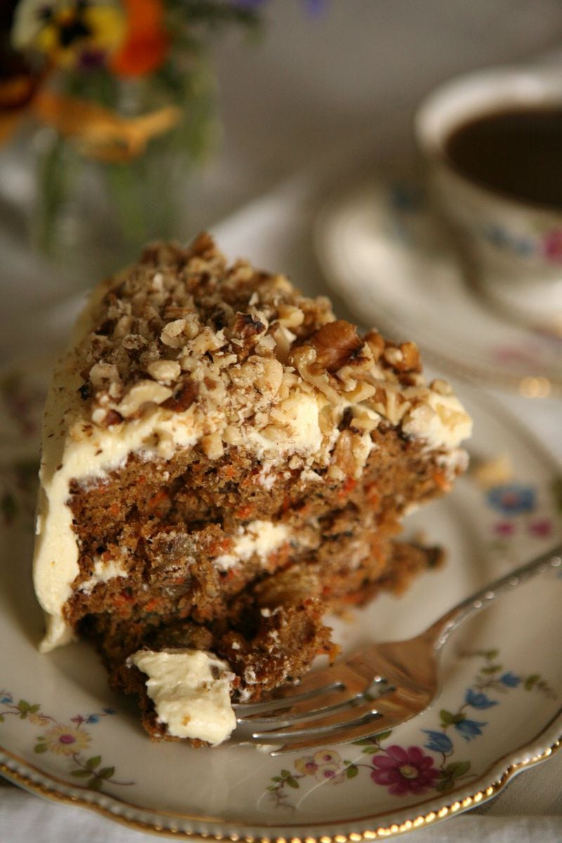 Carrot cake is among the vegan dishes available at Cafe Sunflower. Courtesy of Renee Brock