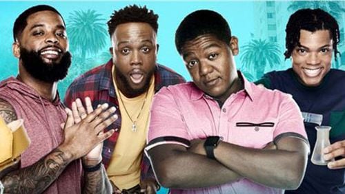 Atlanta native Kyle Massey (second from right) returns to scripted TV with a new show on ALLBLK "Millennials." ALLBLK