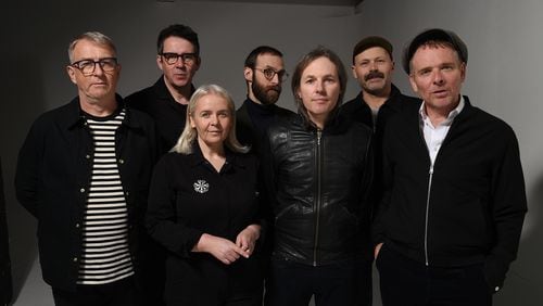 Scottish band Belle and Sebastian recorded its 2015 album "Girls in Peacetime Want to Dance" in Reynoldstown. Group members are (from left) Richard Colburn, Stevie Jackson, Sarah Martin, Chris Geddes, Bobby Kildea, Dave McGowan and Stuart Murdoch.
(Photo by Anna Isola Crolla)