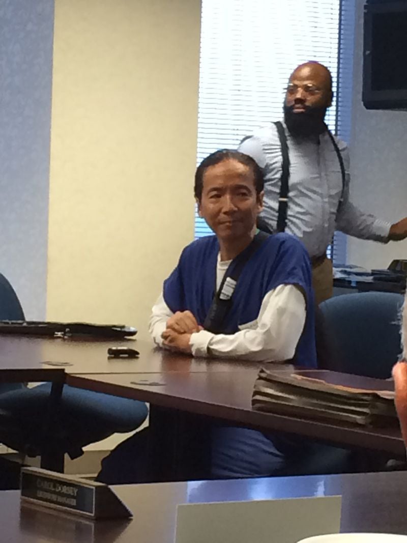 Dr. Andrew Chung appeared Thursday before the Georgia Composite Medical Board