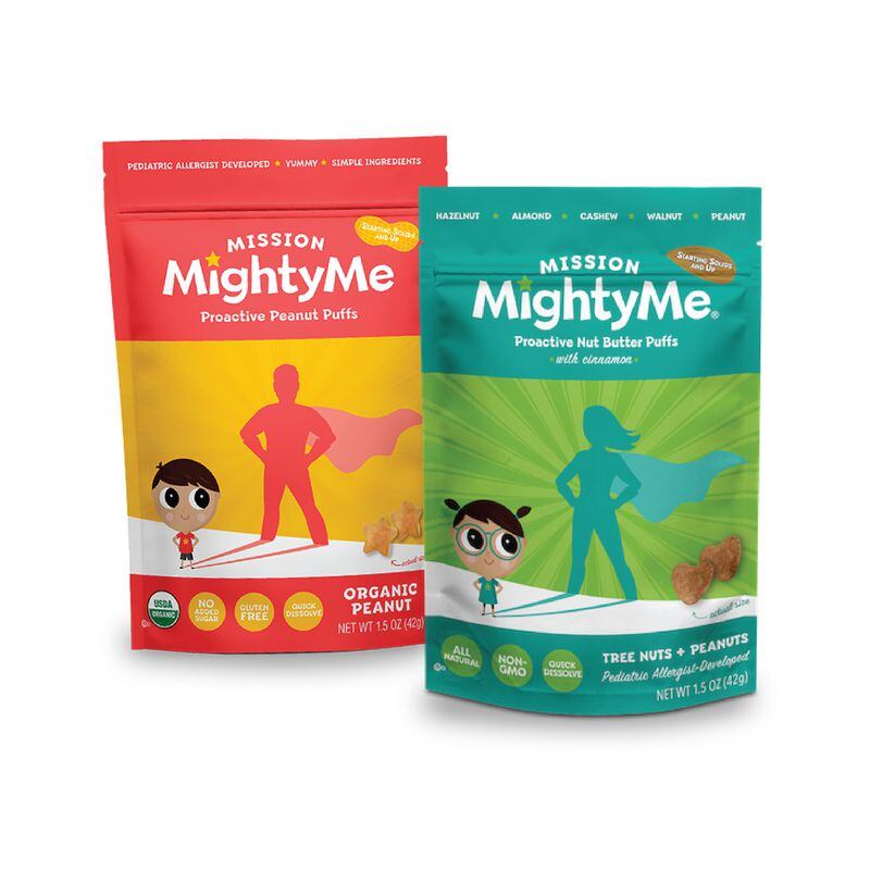 Baby-friendly puffs from Mission MightyMe.  Courtesy of Mission MightyMe
