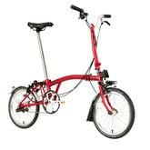 A Brompton foldable bike with six speeds is big on riding options and small on space.
(Courtesy of Brompton)