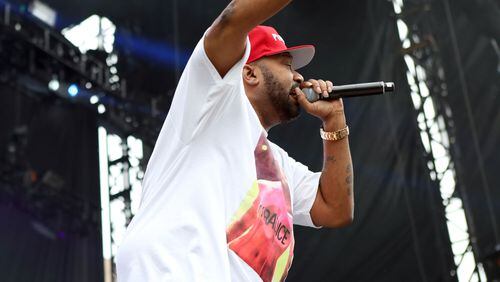 Bun B performs as part of the Southern Roundup lineup before Outkast takes the stage Sunday, Sept. 28, 2014 at Centennial Olympic Park in Atlanta. (Akili-Casundria Ramsess/Eye of Ramsess Media)