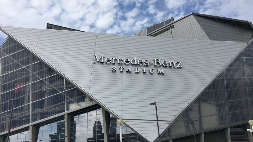 Mercedes-Benz Stadium is set to open in the next few weeks.
