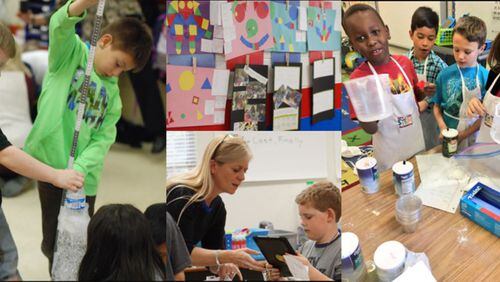 Cherokee County schools students participate in science, technology and mathematics projects.