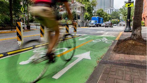 The 10th Street Cycle Track is one project designed by Stantec. CONTRIBUTED