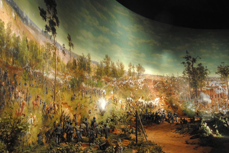 The Battle of Atlanta cyclorama. Atlanta History Center.