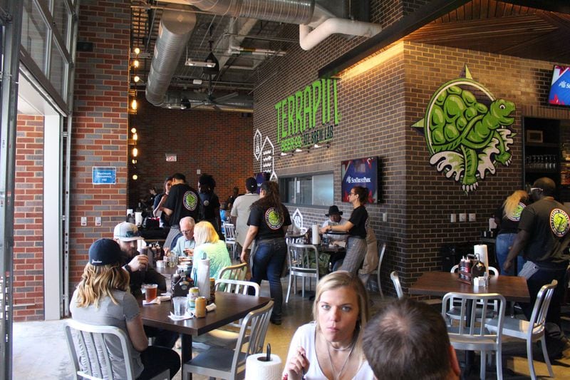Terrapin Taproom and ATL Brew Lab at SunTrust Park. CONTRIBUTED BY TERRAPIN BEER CO.