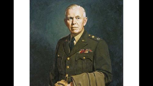 Former U.S. Secretary of State George C. Marshall. Image Credit: National Portrait Gallery.