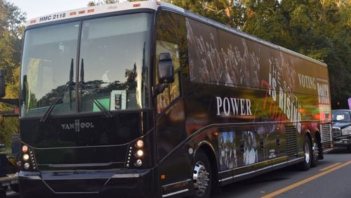 The Black Voters Matter bus has been traveling across Georgia to encourage residents to vote in the upcoming election. Photo credit: Black Voters Matter.