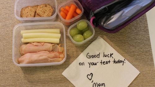 Children’s Healthcare of Atlanta Strong4Life experts say sometimes it’s not only about the food; suggesting a little surprise note by mom or dad can make a lunch extra special.CONTRIBUTED BY CHILDREN’S HEALTHCARE OF ATLANTA STRONG4LIFE