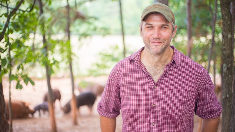 Josh Davis of Frolona Farm raises pastured pork and 100 percent grass-fed and grass-finished beef on a 620-acre farm that’s been in his family since 1828. (Photo credit: Kate Blohm)