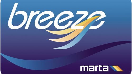 The MARTA Breeze card is reloadable and is used to pay fares.