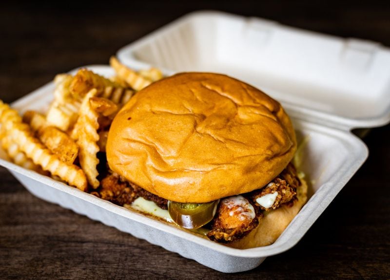 If the chicken sandwich wars captured your attention, make sure to try the Karee Fried Chicken Sandwich by chef Farhan Momin (aka Chef Farmo) at Atlanta Halal Meat & Food. CONTRIBUTED BY HENRI HOLLIS