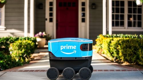 The Georgia General Assembly has approved legislation to establish some basic rules of the road for delivery robots. (Amazon/TNS)
