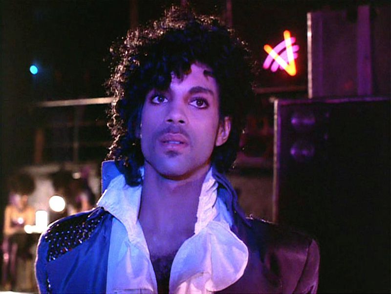 Prince in "Purple Rain," the 1984 film in which he starred and wrote the Oscar-winning soundtrack. (Warner Bros.)