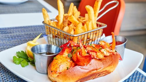 The Maine lobster roll is among the top sellers at Big B's Fish Joint in Sandy Springs. Courtesy of Big B's Fish Joint