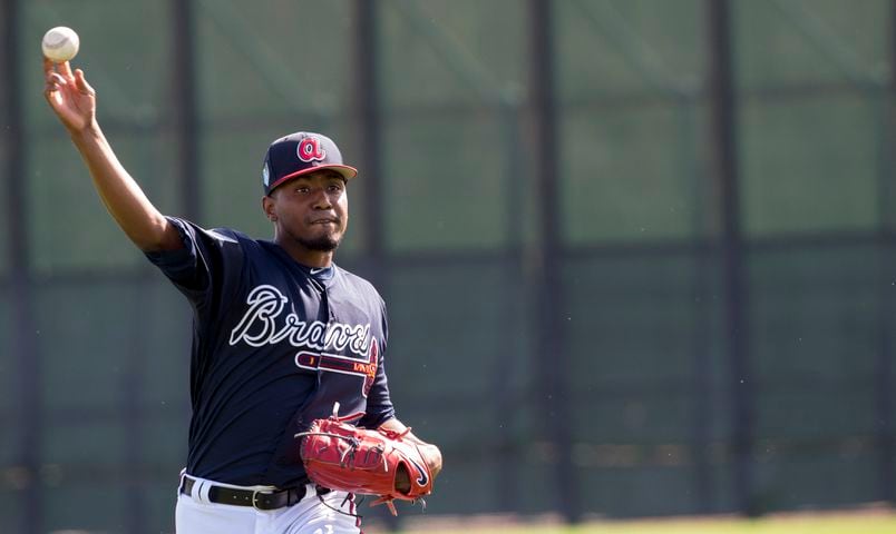 Photos: Braves hit the field at spring training