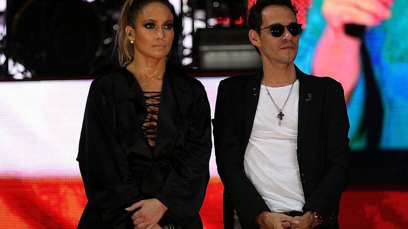 Singers Jennifer Lopez and Marc Anthony are among several stars working to get donations for helping the victims of Hurricane Maria, which hit the island earlier this week.