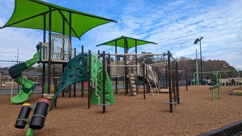 The Town of Tyrone has opened a new playground at Shamrock Park, 960 Senoia Road. (Courtesy of Town of Tyrone)