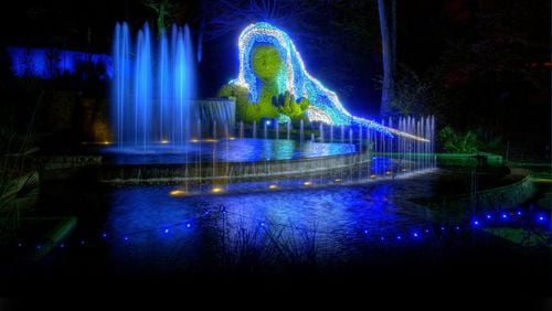 The Atlanta Botanical Garden’s “Garden Lights, Holiday Nights” runs through Jan. 7. Contributed by Joey Ivansco