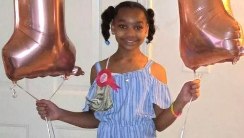 Asijah Love Jones, 11, died early Tuesday when she was shot as she slept in her bed.