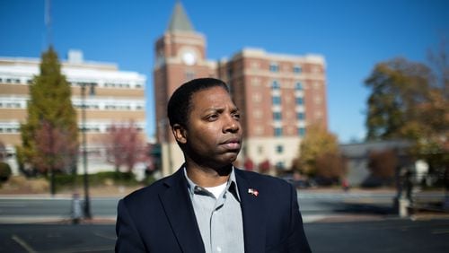 Former Cobb County Democratic Chair Michael Owens on Tuesday launched a campaign to become Georgia's secretary of state. BRANDEN CAMP/SPECIAL