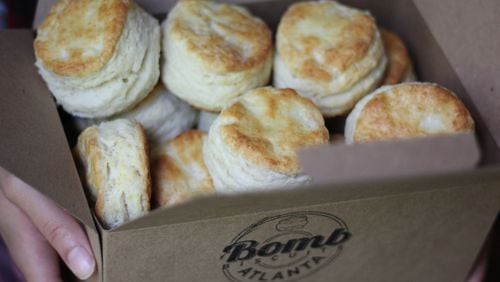 In 2016, Erika Council began making biscuits for pop-up dinners; now, she has a biscuit delivery service. Courtesy of Erika Council